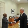 Valsts sekretārs A.Teikmanis tiekas ar Angolas Republikas vēstnieku
